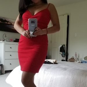 Red dress